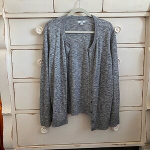 Croft & Barrow Charcoal Knit Sweater